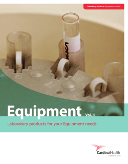 Laboratory Products - Specimen Collection Catalog
