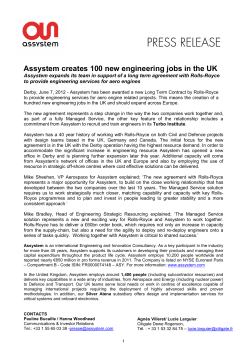 Assystem creates 100 new engineering jobs in the UK