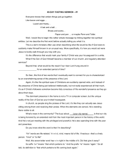 Sermon-Coach Sermon Starter