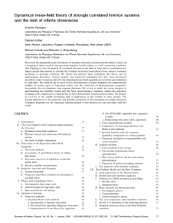 Rev. of Mod. Phys. 68, 13-125 - Rutgers Physics