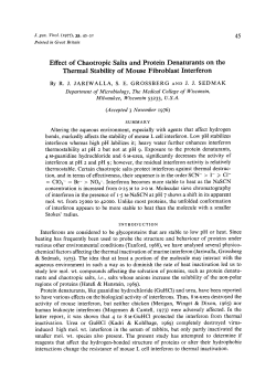 Effect of Chaotropic Salts and Protein Denaturants on the Thermal