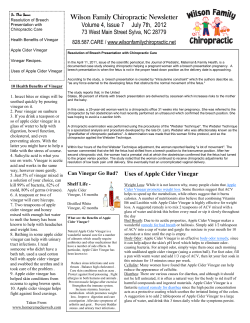 July 2012 - Wilson Family Chiropractic