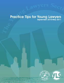 Practice Tips for Young Lawyers