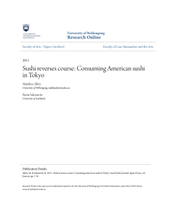Sushi reverses course: Consuming American