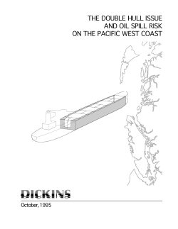 The Double Hull Issue and Oil Spill Risk on the Pacific West Coast