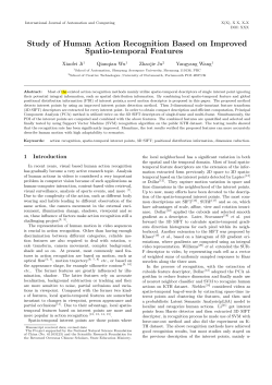 Study of Human Action Recognition Based on Improved Spatio