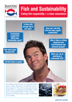 Fish and Sustainability