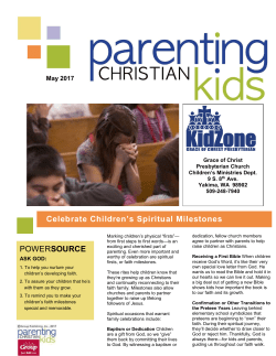 KidZone News - Grace of Christ Presbyterian Church