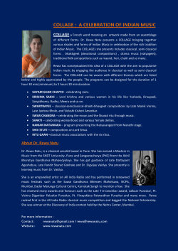 collage : a celebration of indian music