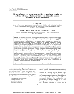 Nitrogen fixation and phosphatase activity in
