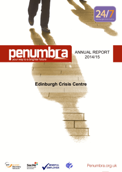 penumbra - The Edinburgh Crisis Centre