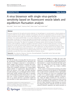 A virus biosensor with single virus