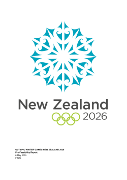 OLYMPIC WINTER GAMES NEW ZEALAND 2026 Pre