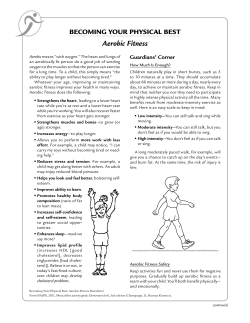 Aerobic Fitness - Monroe School District