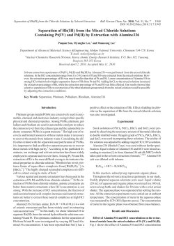 by Extraction with Alamine336