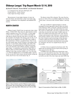 Oldonyo Lengai: Trip Report March 12