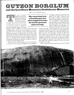 Gutzon Borglum and the Lost Stone Mountain