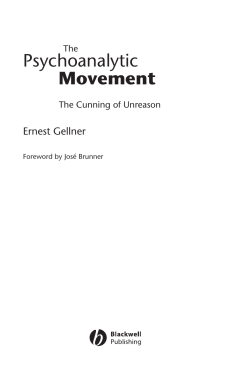 Psychoanalytic Movement - SIKKIM UNIVERSITY LIBRARY catalog