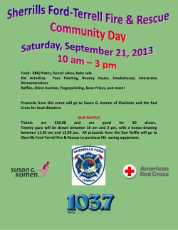 Food: BBQ Plates, funnel cakes, bake sale Kid Activities