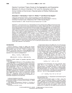 Density Functional Theory Study on the Aggregation and