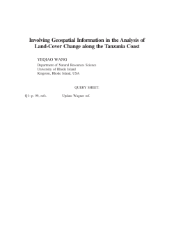 Coastal Management - University of Rhode Island