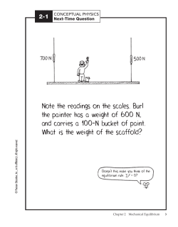 Note the readings on the scales. Burl the painter has a weight of 600