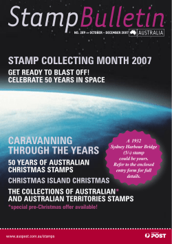 STAMP COLLECTING MONTH 2007