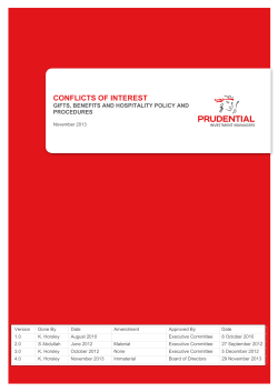 conflicts of interest