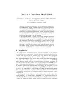 KASLR is Dead: Long Live KASLR