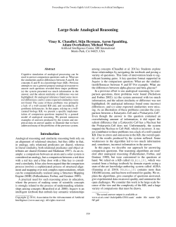 Large-Scale Analogical Reasoning