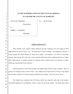 State of Arizona v. Terry C. Jackson