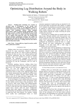 Optimizing Leg Distribution Around the Body in Walking Robots