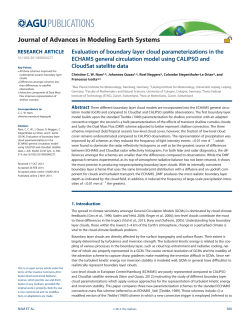 Evaluation of boundary layer cloud parameterizations in the