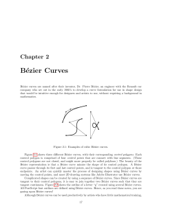 B&eacute;zier Curves - Thomas W. Sederberg