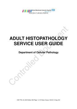 Adult user guide - Central Manchester University Hospitals