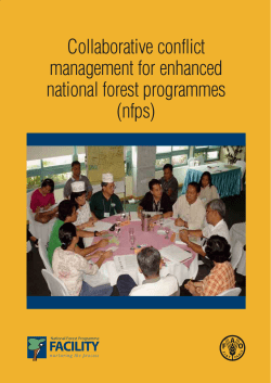 Collaborative conflict management for enhanced national forest