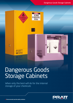 Dangerous Goods Storage Cabinets