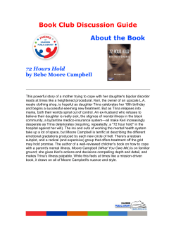 Book Club Discussion Guide About the Book