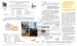 August 5, 2012 - Saint Cecilia`s, Lagunitas