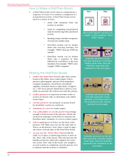 How to Make a First/Then Board Making the First/Then Board