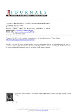 "Furthur"- Reflections on Counter-Culture and the