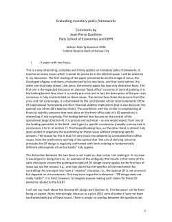 Remarks - Federal Reserve Bank of Kansas City