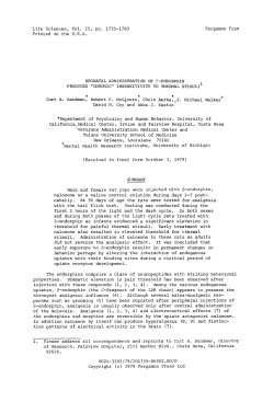 Life Sciences, Vol. 25, pp. 1755-1760 Pergamon Pres