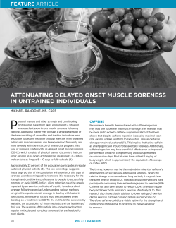 attenuating delayed onset muscle soreness in untrained