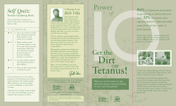 Tetanus - University of Illinois Extension