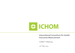 International Consortium for Health Outcomes