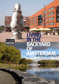 living in the backyard of amsterdam