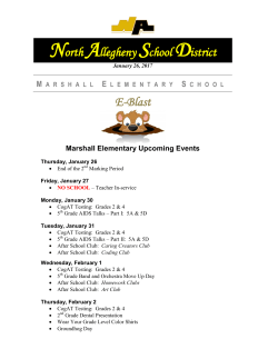 MES E-Blast - North Allegheny School District