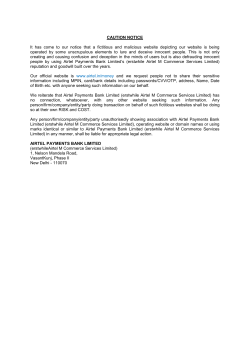 Malicious Website Caution Notice