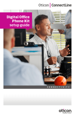 Digital Office Phone Kit setup guide